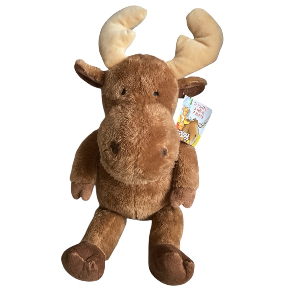 Kohl's Cares "If You Give a Moose a Muffin" stuffed animal PLUSH STUFFED Moose.